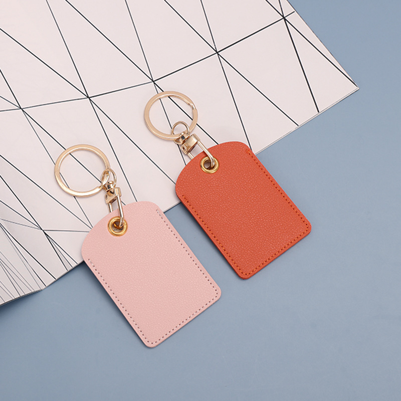 PU门禁卡套水滴钥匙扣 小区女男士ic学生公交卡电梯感应保护套