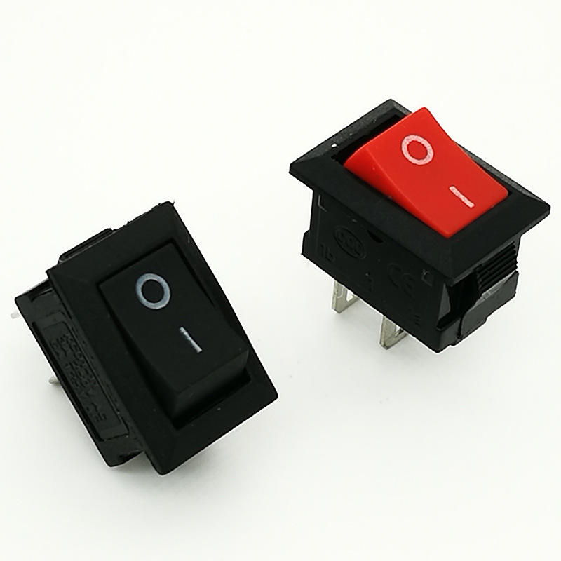 船型开关带电木底板小号端子脚超低高度翘板开关最新报价