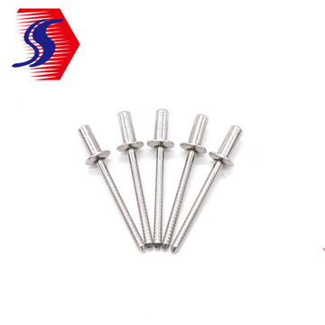 gb12615封闭型扁圆头抽芯铆钉封闭圆头拉钉铁拉钉厂家批发可定 制