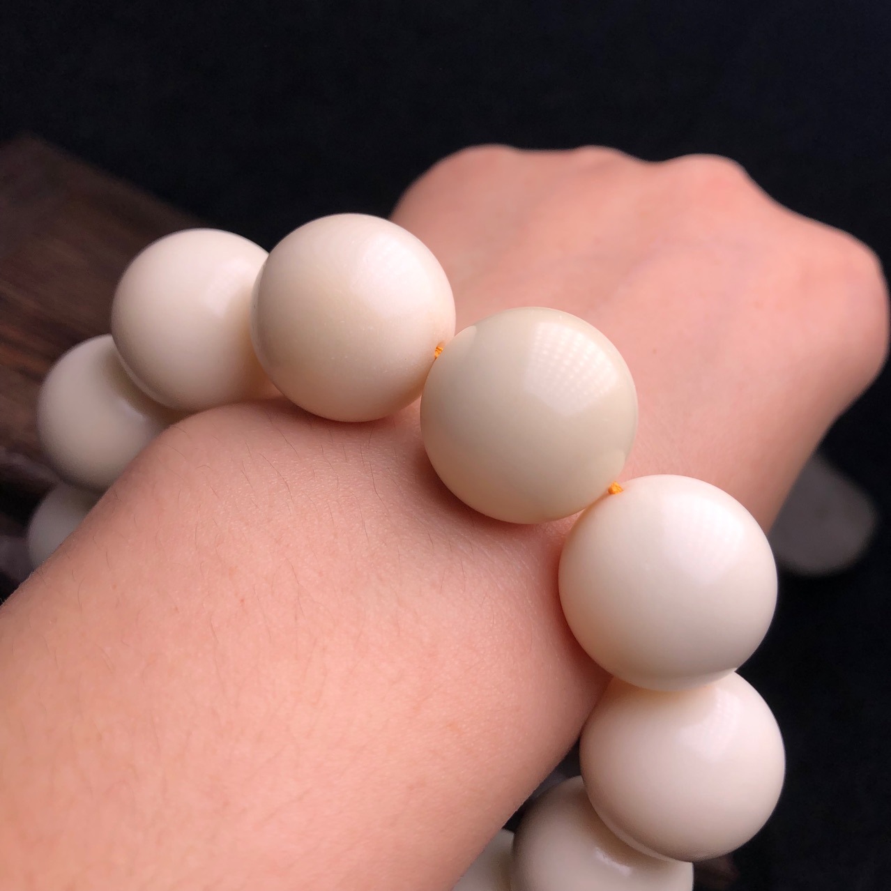 厂家热销 象牙果菩提圆珠 菩提子手串 手链念珠 文玩把件 大尺寸