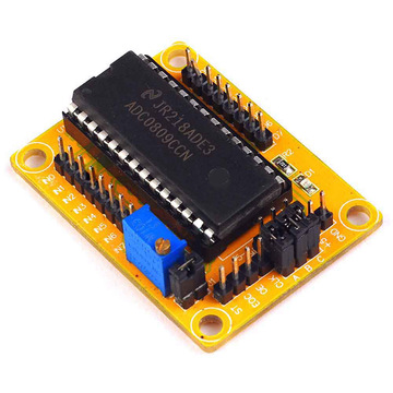 adc0809模块八位8l路并行ad转换模块电路单片机模数转换