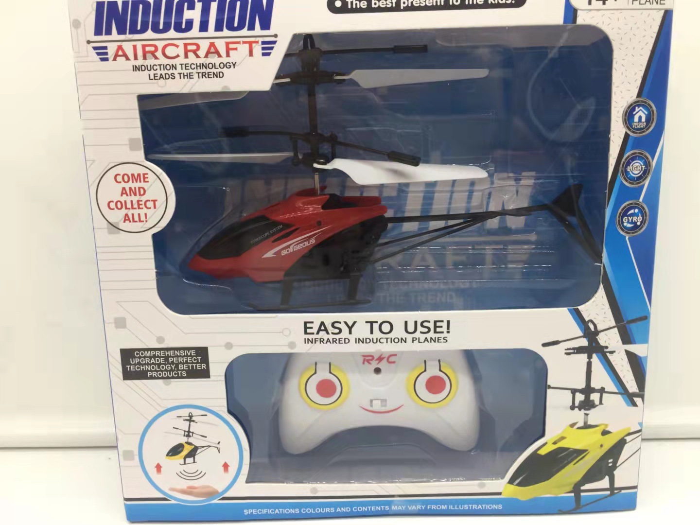 Factory Two Channel Remote Control Aircraft Helicopter Induction Suspension Aircraft Children's Electric Toys Foreign Trade Wholesale