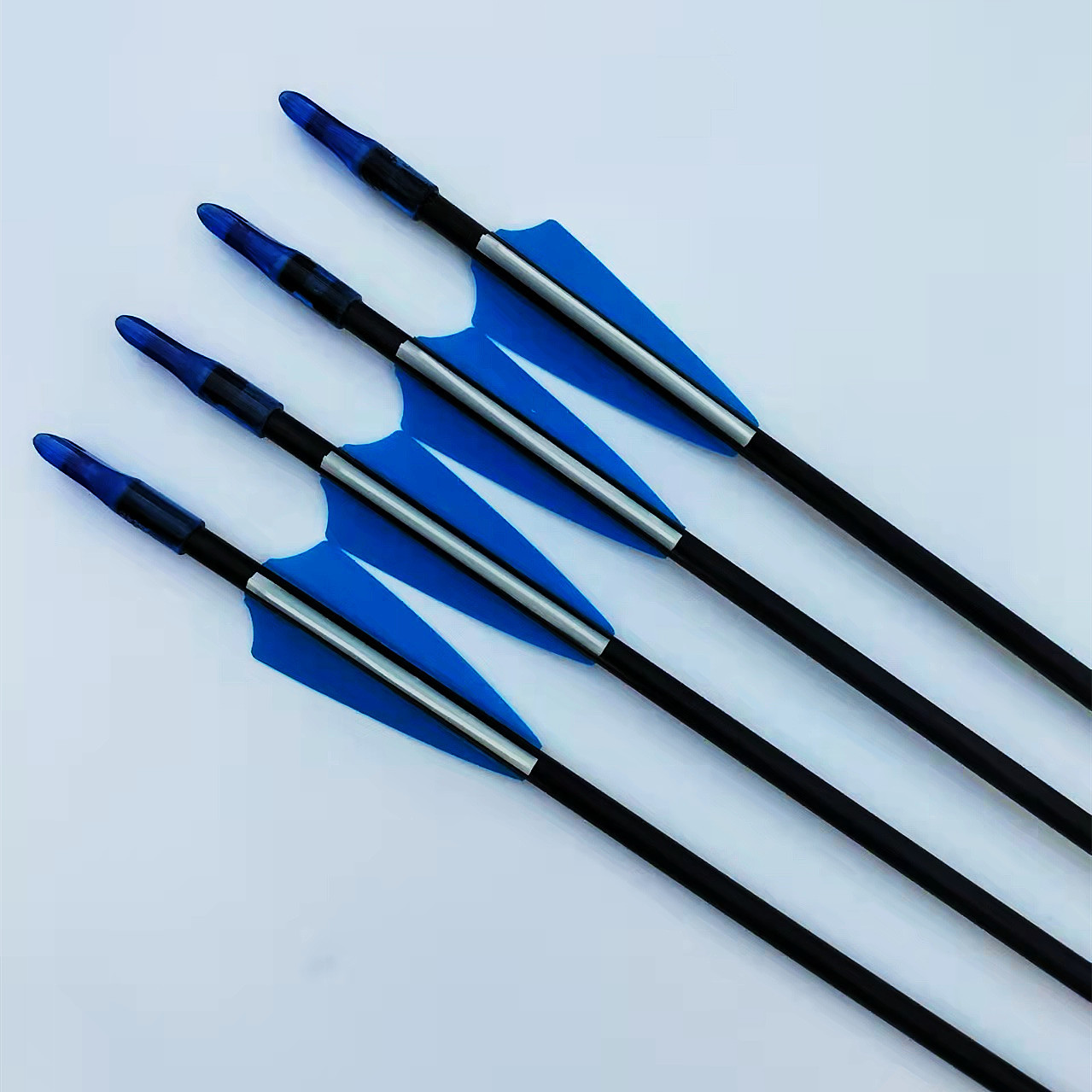 玻纤6mm外包头箭固定箭尾反曲直拉弓儿童弓箭户外运动射击箭馆