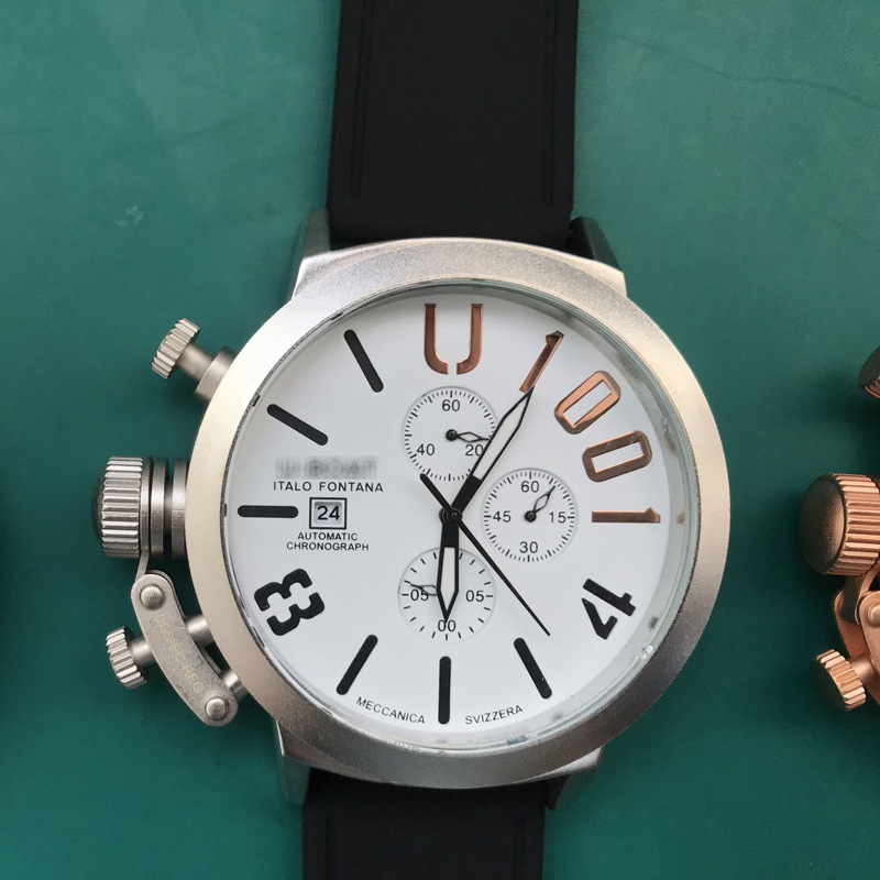 定制加工uboat大表盘时尚自动机械男表u1001多功能男士手表猛禽表