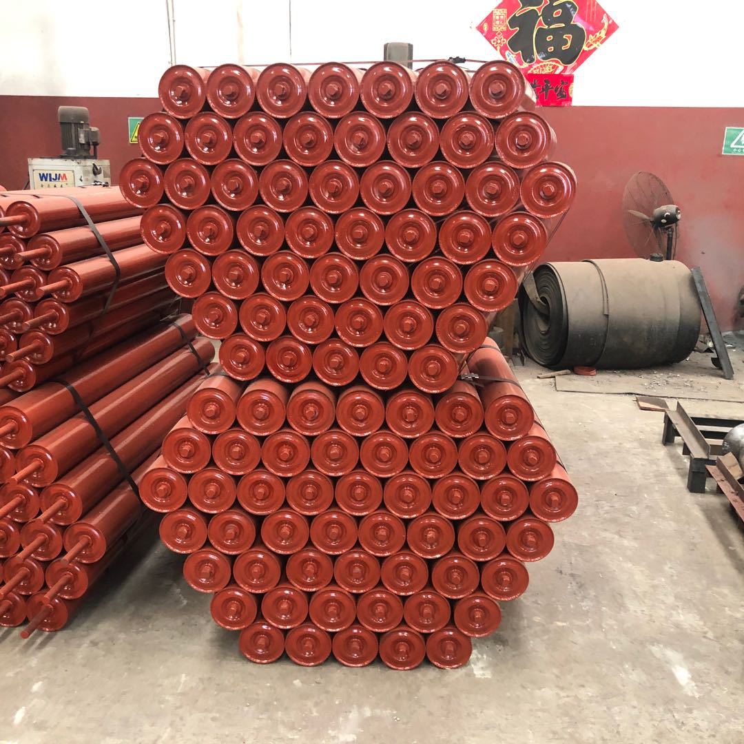 厂家生产td75型Ⅱ型槽型托辊平行托辊滚筒输送机专用托辊现货供应