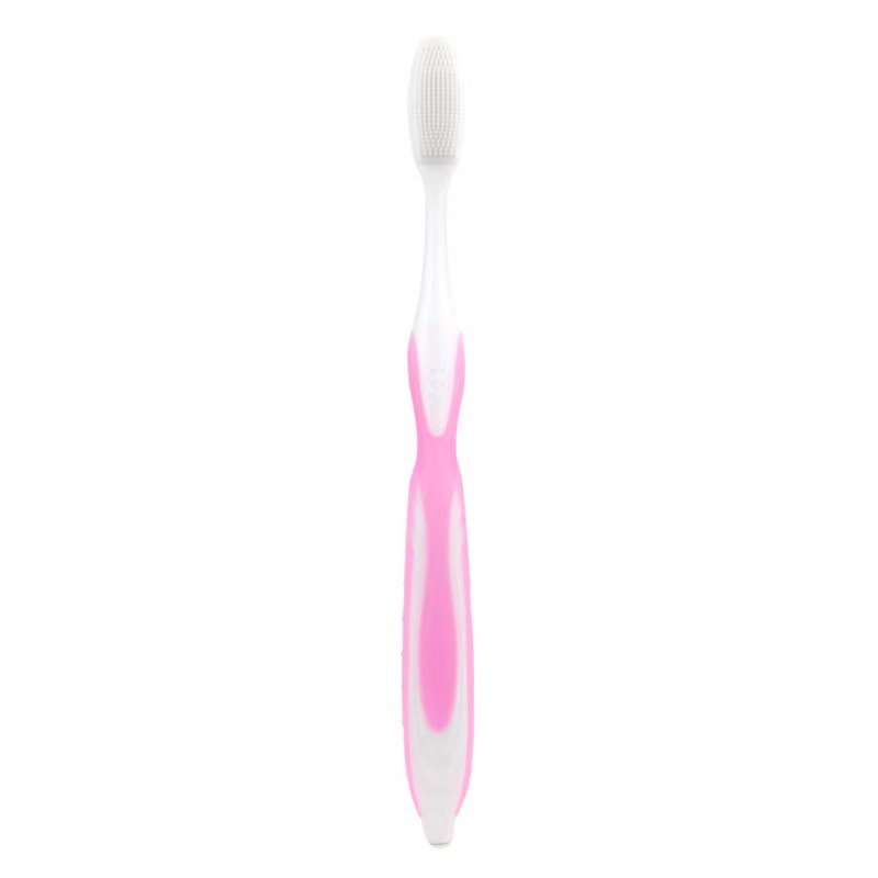 Nano Toothbrush High-End Independent Packaging Adult Home Use Silicone Non-Slip Handle Ultra-Fine Silk Gum Care Soft-Bristle Toothbrush