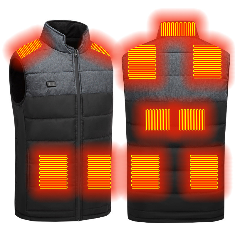 7万件(2区,4区,9区)冬季多区域智能电热背心男女同款保暖发热马甲相似