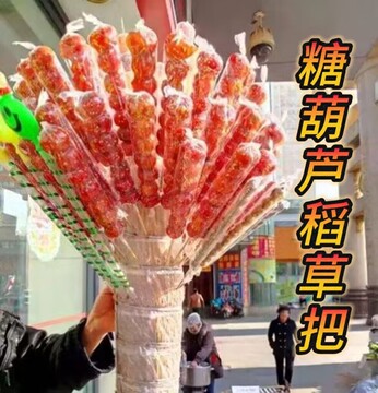 糖葫芦草靶子冰糖葫芦展示架摆摊工具便携小串糖画插台柱子草把子