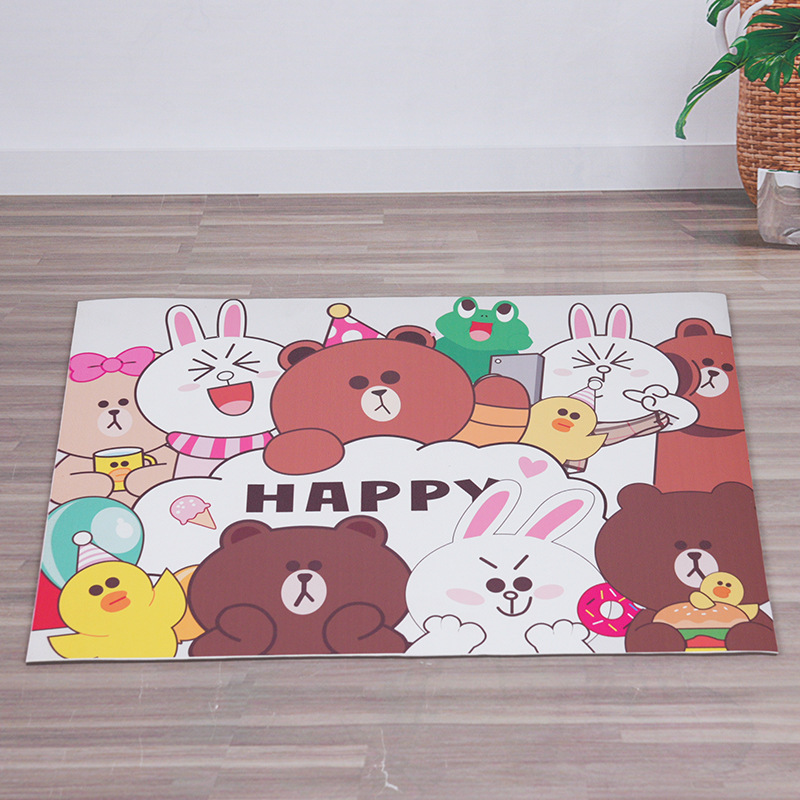 leather floor mat bedroom cushions carpet living room doormat anti-absorbent scraping mud earth removing mat door wholesale