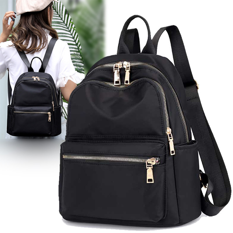 Backpack Women's Backpack 2021 New Korean Style Trendy Oxford Cloth Canvas Fashion Casual All-Matching Women's Travel Bags