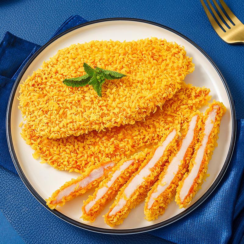 小牛凯西雪花油炸鸡排500g*2袋半成品美食小吃冷冻汉堡鸡扒鸡胸肉