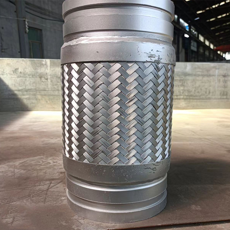 河南科莹沟槽软管 不锈钢波纹软管 法兰式金属编织软管