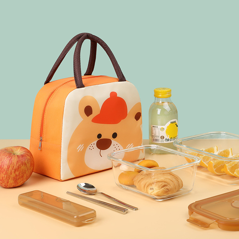 Amazon Hot-Selling Lunch Bag Cartoon Children's Rice Preservation Lunch Bag Aluminum Foil Insulated Freezer Bag Lunch Box Bag Wholesale