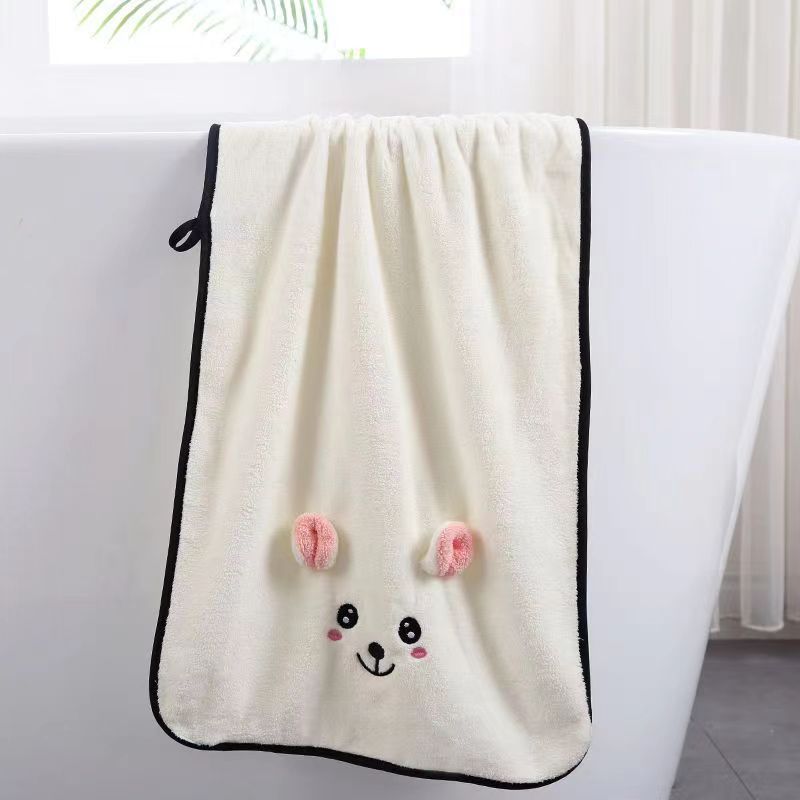 Kaola Towel Cartoon Towel Stereo Ears Towels Household Soft Absorbent Men and Women Bathing Wrapping Towel