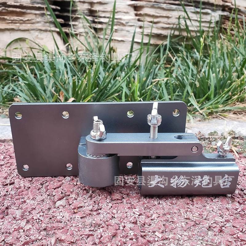 大物前置炮台座左右手型钓鱼配件铝合金属支架钓箱炮台座