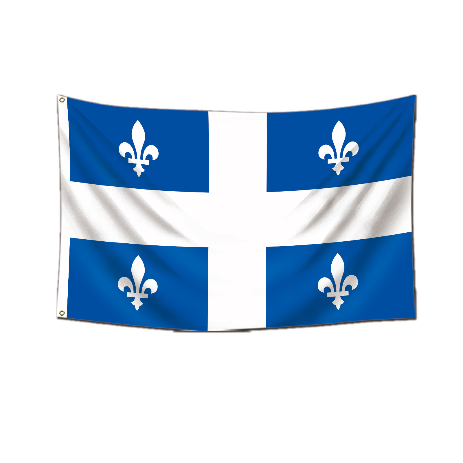 亚马逊外贸跨境旗帜 加拿大 quebec city 魁北克省 旗 90*150cm