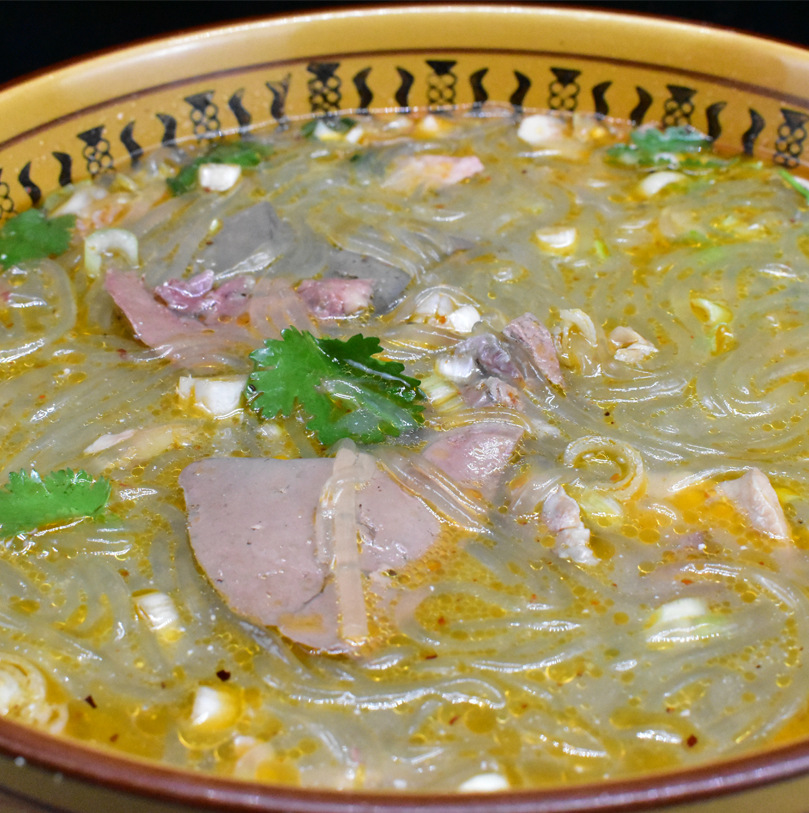 巨野正宗大谢集罐子汤菏泽名吃羊杂汤羊骨粉条汤山东特产鲁汇元