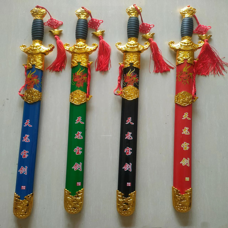 地摊竹木卡通动漫武士天龙宝剑木剑青龙剑玩具工艺品批发