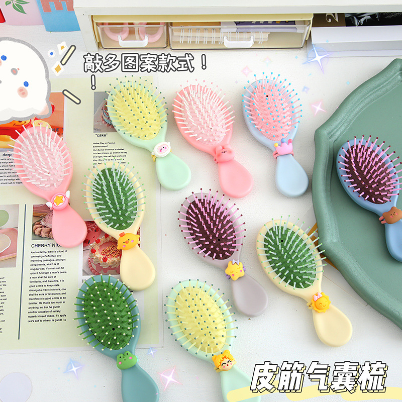 Cute Small Comb Mini Air Cushion Comb Airbag Comb Portable Portable Massage Comb Children and Girls Home Comb