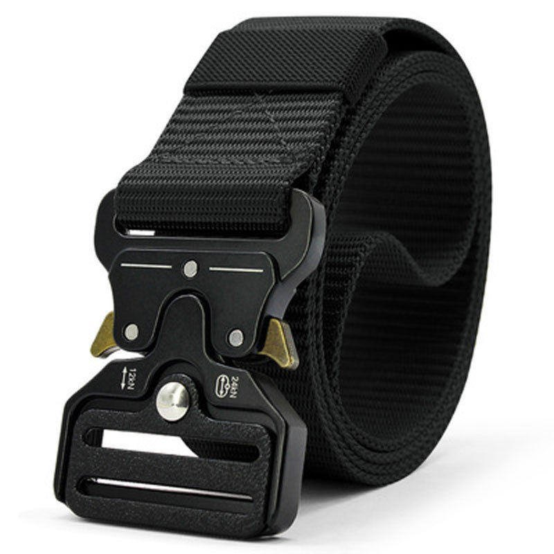 3.8 Cobra Buckle Tactical Belt Release Buckle Nylon Waistband Belt Men's Outdoor Leisure Canvas Inner Belt