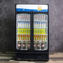 展示柜冷藏保鲜柜立式商用冰箱双门冷饮开门饮料柜冷藏冰柜