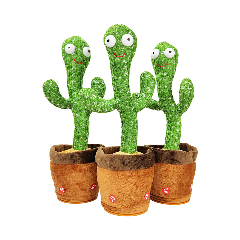 Dance Cactus Singing Talking Dancing Sand Carving Niuniu Cactus Plush Toy