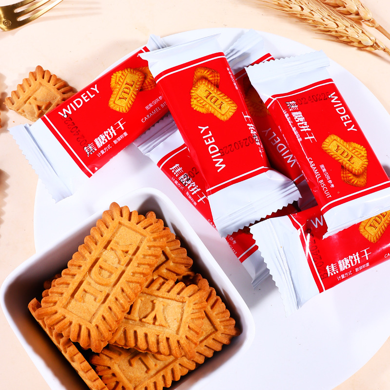 经典比利时风味早餐焦糖饼干零食网红曲奇酥脆休闲独立包装零食品