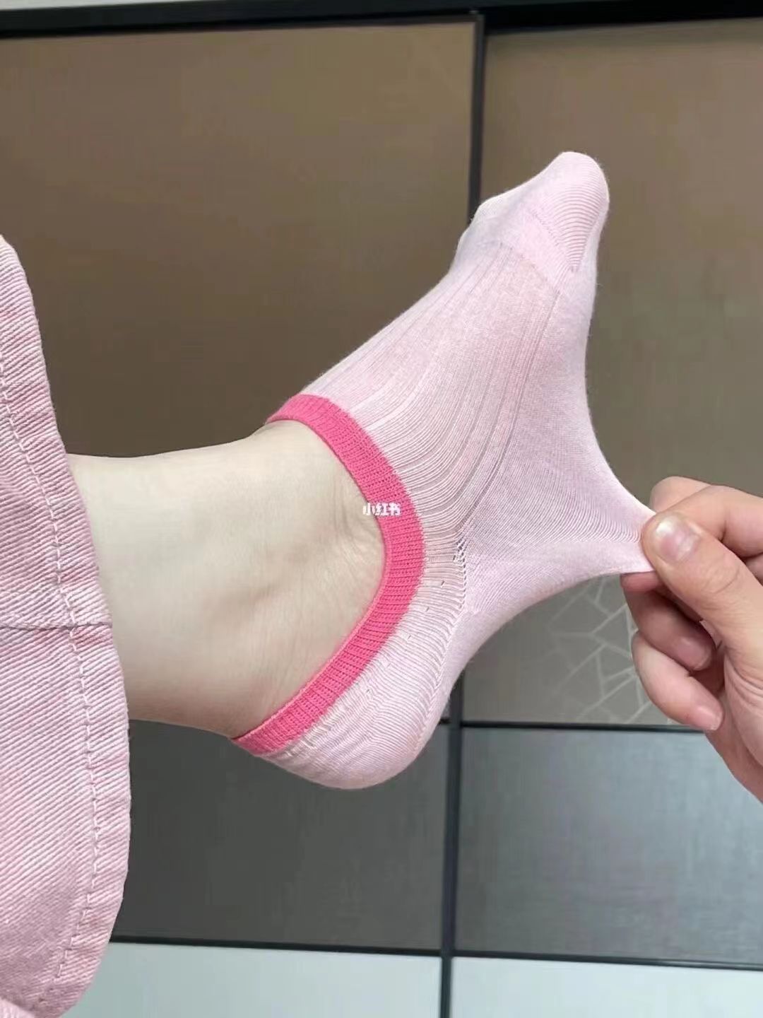 Summer Mori Style Ankle Socks Contrast Color Socks Women Xiaohongshu Same Style Silicone Non-Slip Tight Socks All-Matching Ins Fashion