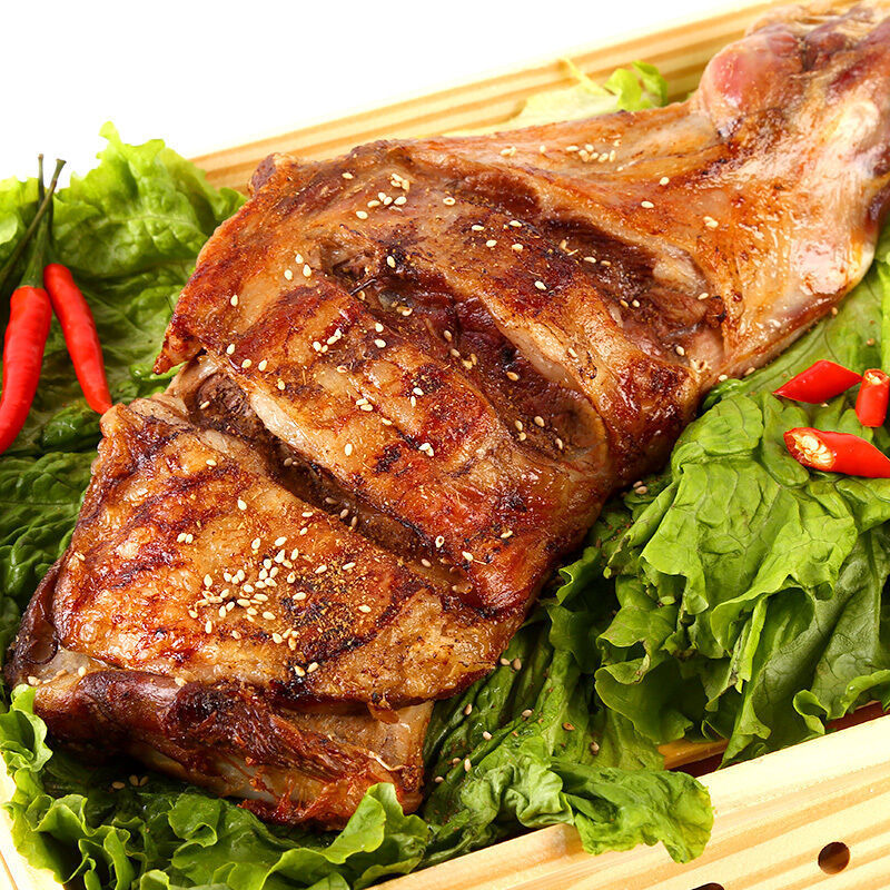 烤羊腿内蒙特产即食手撕烤羊肉草原新鲜熟食真空包装量大从优