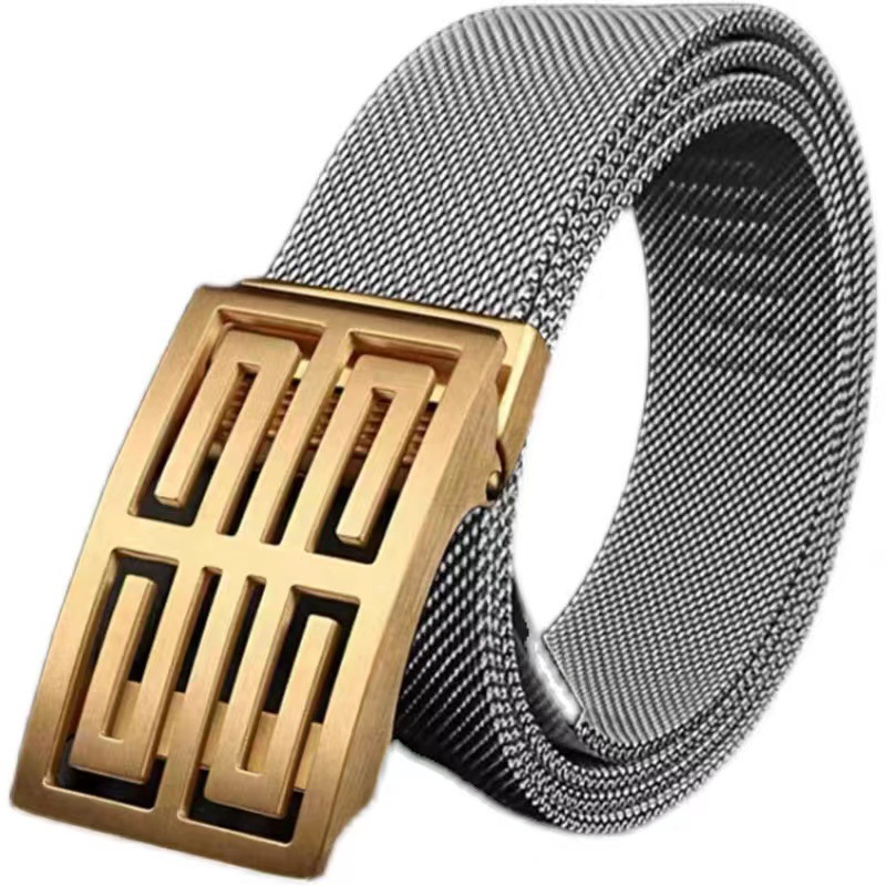 不锈钢编织腰带