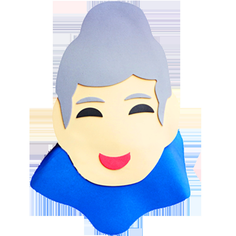 幼儿园拔萝卜头饰帽子小动物头套面具儿童游戏舞台表演出装扮道具