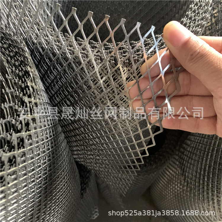 小孔 铝板网铝板拉伸网菱形装饰吸音过滤器用板网可压波纹