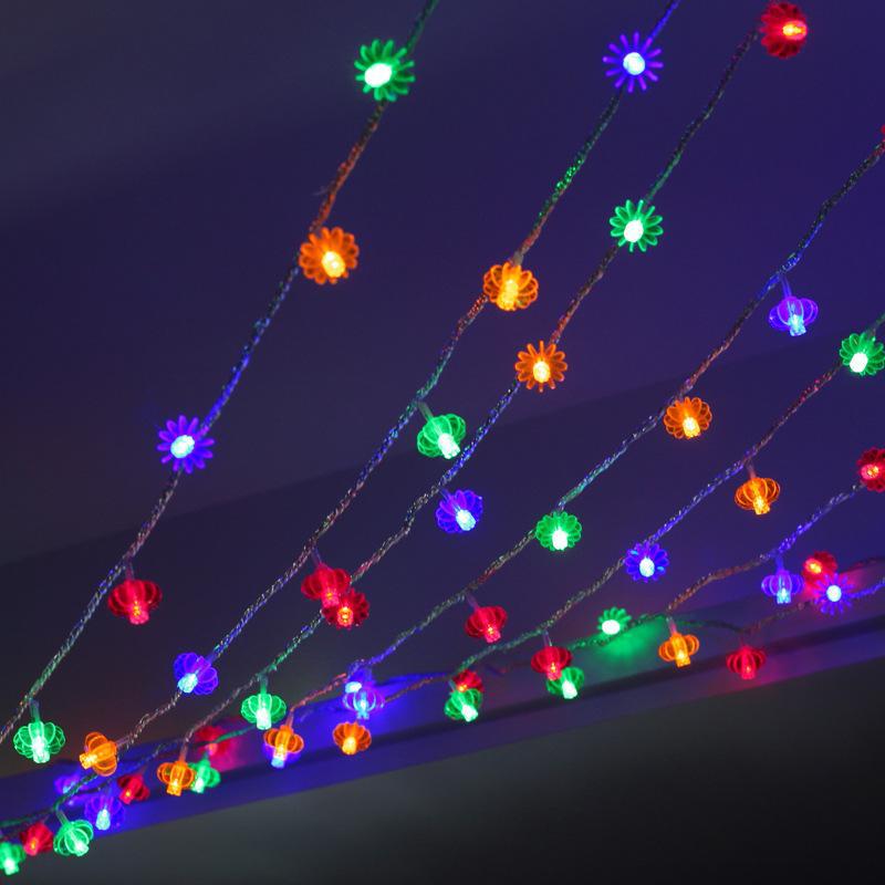 春节防水装饰彩灯led灯笼电池灯庭院亮化布置灯usb红色灯笼灯串