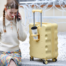 行李箱18寸女小型超轻便登机箱便携出差密码行旅箱子多功能拉杆箱
