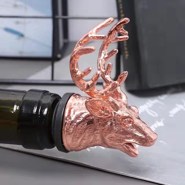 圣鹿倒酒器野格鹿头酒嘴醒酒器野格倒酒器红酒洋酒引酒器厂家批发