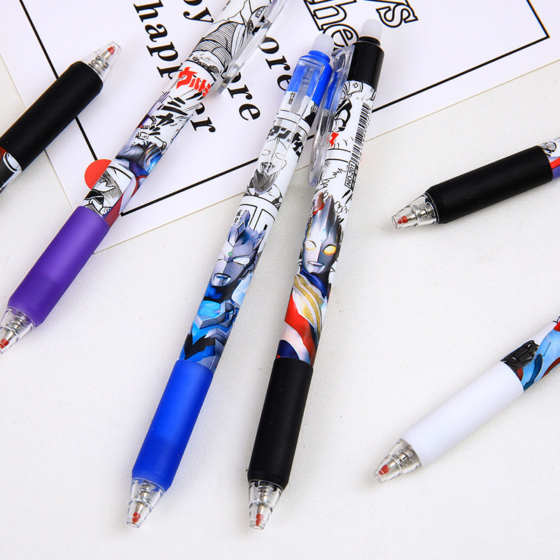 Press Erasable Pen Aoman Hot Erasable Gel Pen Primary School Grade Three Crystal Blue Mo Yi Xiao