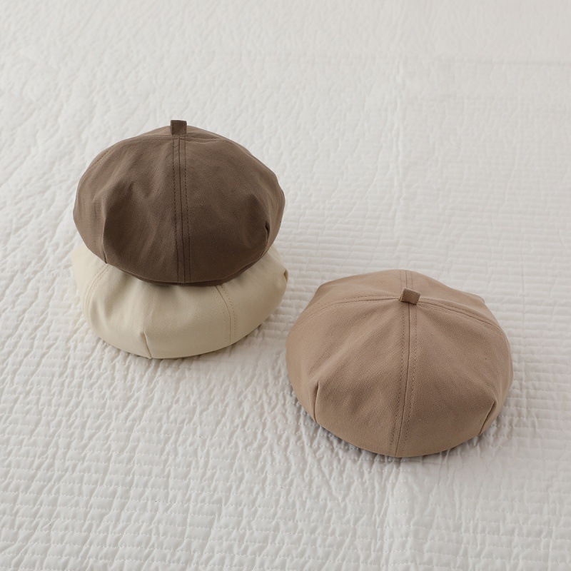 baby‘s new hat children‘s spring and autumn beret trendy korean style fashion parent-child painter girl‘s casual pumpkin children