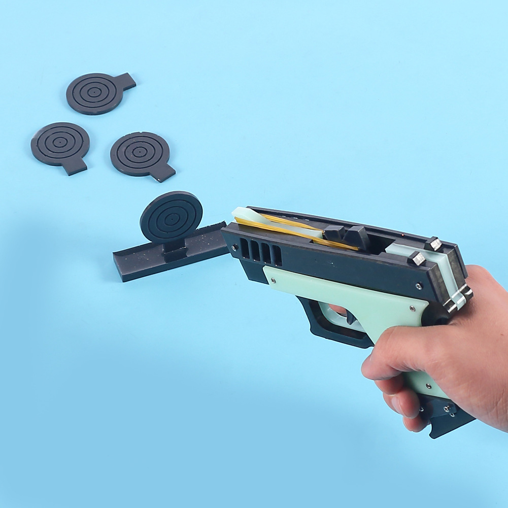 diy水晶滴胶环氧树脂模 手工制作组装拼接弹弓模型带标靶硅胶模具