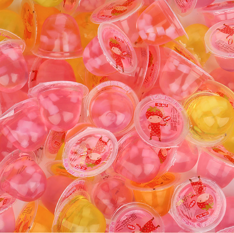 【买3斤送1斤】散装果冻多口味混合批发儿童零食桔肉果肉果冻布丁