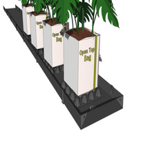 水肥一体机 无土栽培专用排水板 大棚温室蔬菜花卉基质种植排水槽