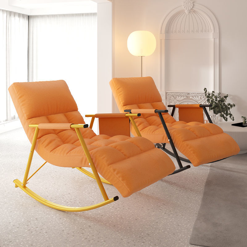摇摇椅躺椅客厅折叠椅子阳台休闲椅可躺可坐卧室午睡椅子逍遥椅子