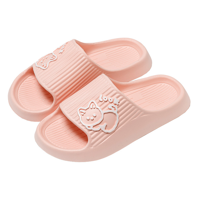 Couple Slippers Female Home Non-Slip Deodorant Summer Bathroom Sandals Male Cute Indoor Home Sandals Wholesale