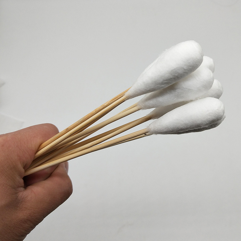 棉花朵朵一次性大头长棉签消毒使用妇科专用大棉签20cm脱脂大棉签