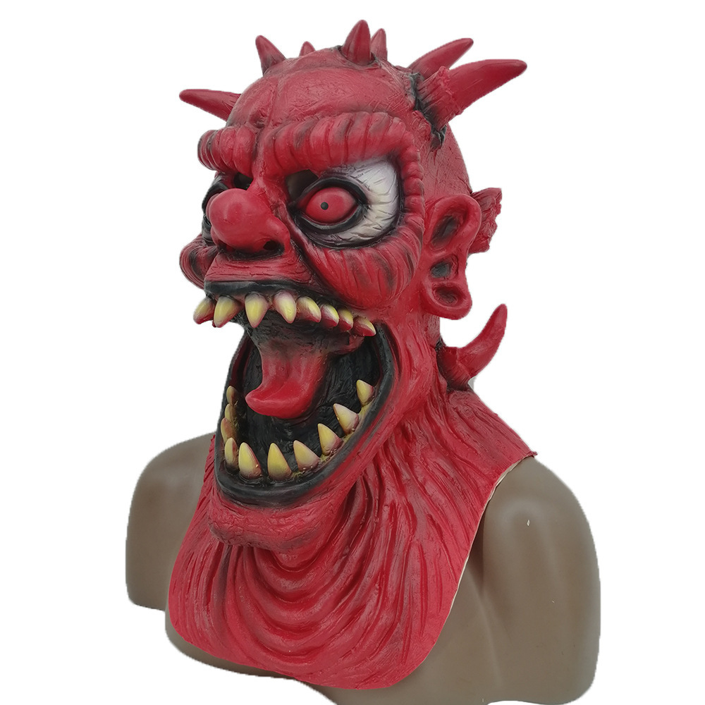 万圣节怪兽面具 影视周边哥斯拉角色扮演头套 恐怖派对面具