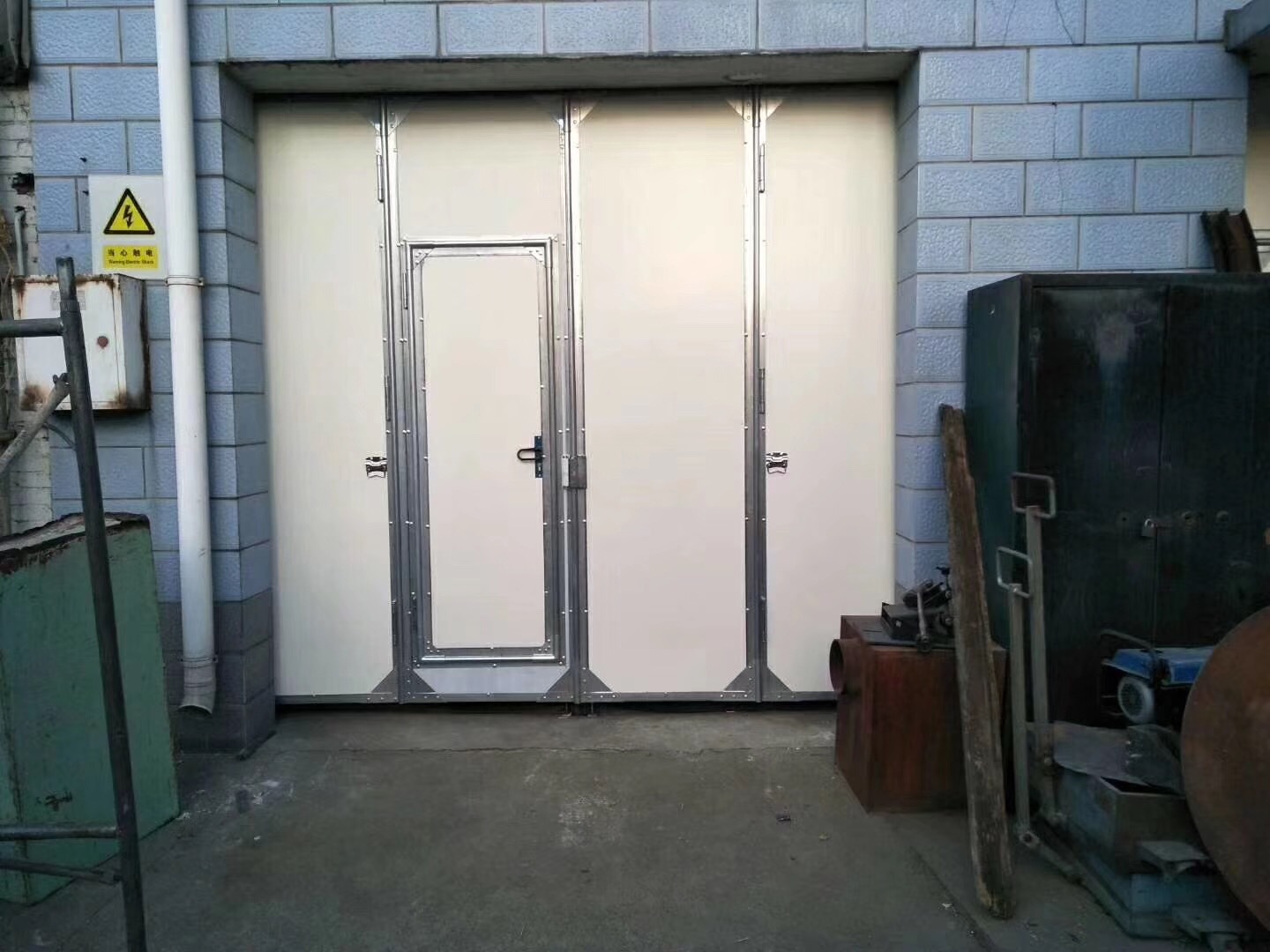 工业门 车间彩钢大门 工业保温平开门工厂车间仓库电动工业门