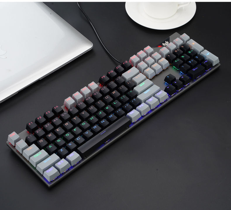 键盘机械青轴黑轴87牧马人英雄联盟电竞游戏打字键盘鼠标套装