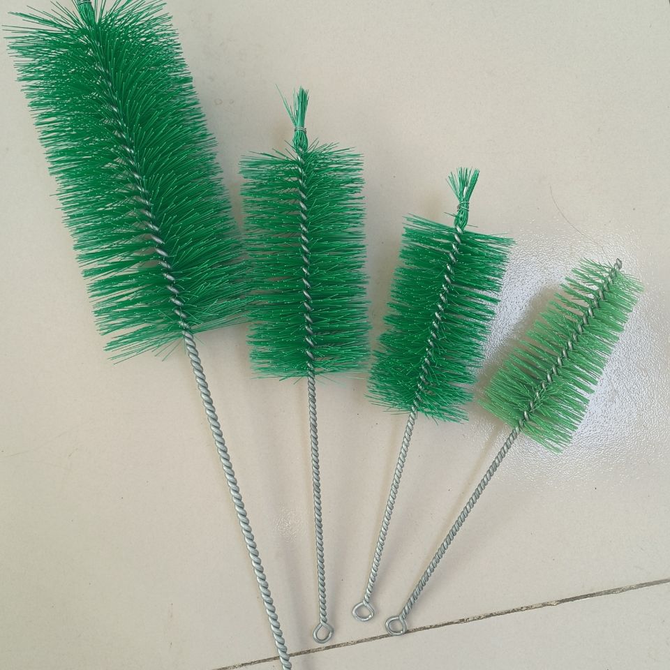 纺织厂清洁工具细纱机用圆毛刷锭子刷锭脚刷锭尼龙瓶刷试管刷