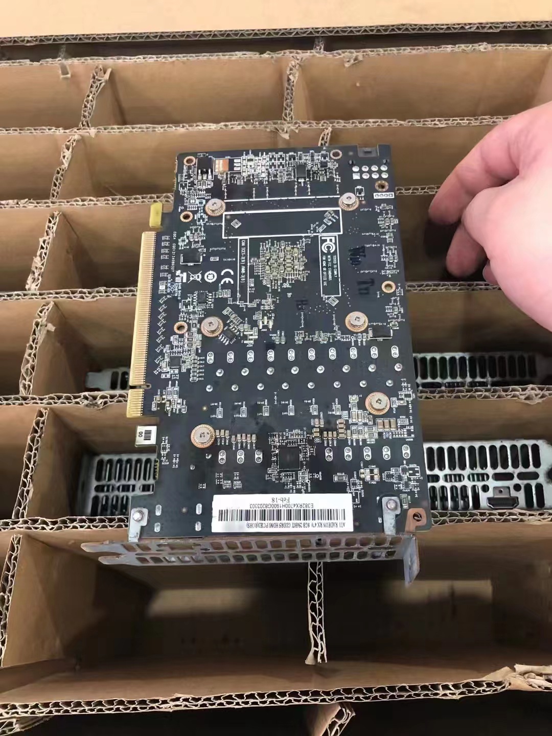 二手显卡 适用于微星 msi/万丽  rx470  8g  原版 算力30