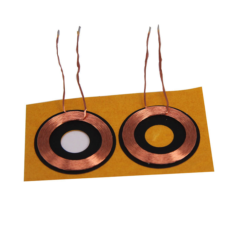 超薄软磁无线充接收线圈 自粘线圈 漆包线线圈 a11蓝牙耳机线圈