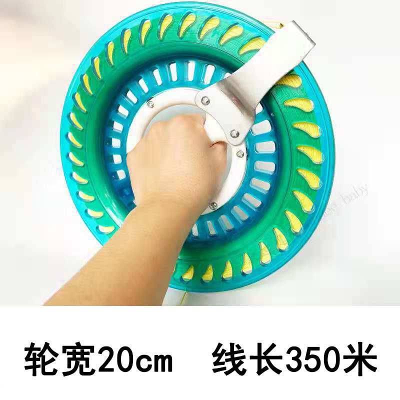 Kite Reel Wholesale Wire-Rap Board Accessories New Plastic Red Wheel with Line Spool Hand Grip Wheel Line Board Flying Equipment